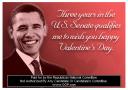 Barak Obama - Attack e-cards: valentines Day special by GOP Republicans